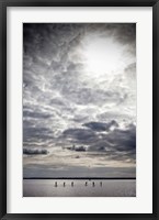 Framed Paddle Boarders on Strangford Lough, Northern Ireland