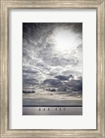 Framed Paddle Boarders on Strangford Lough, Northern Ireland