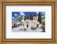 Framed Keras Kardiotissas Monastery, Kera, Crete, Greece