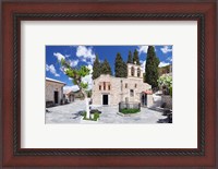 Framed Keras Kardiotissas Monastery, Kera, Crete, Greece