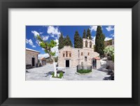 Framed Keras Kardiotissas Monastery, Kera, Crete, Greece