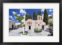 Framed Keras Kardiotissas Monastery, Kera, Crete, Greece