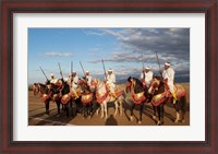 Framed Berber Horsemen, Dades Valley, Morocco
