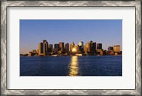 Framed Inner Harbor, Boston, MA