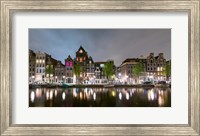 Framed Herengracht in Central Canal Ring Grachtengordel, North Holland, Netherlands