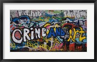 Framed Grafitti on the U2 Wall, Windmill Lane, Dublin, Ireland