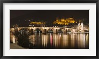 Framed Carl Theodor Bridge, Heidelberg, Baden-Wurttemberg, Germany