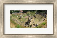 Framed Ruins of Roman Theater, Volterra, Tuscany, Italy