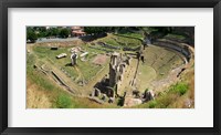 Framed Ruins of Roman Theater, Volterra, Tuscany, Italy