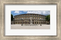 Framed Ducal Palace, Piazza Napoleone, Lucca, Tuscany, Italy