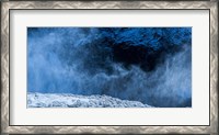 Framed Wintertime by Gullfoss Waterfalls, Iceland