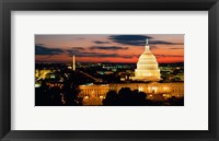 Framed City at Dusk, Washington DC