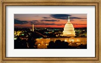 Framed City at Dusk, Washington DC