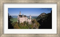 Framed Aerial view of a Castle, Germany, Bavaria