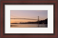Framed Vancouver, Lions Gate Bridge