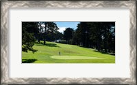 Framed Player at Presidio Golf Course, San Francisco, California