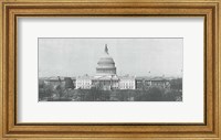 Framed US Capitol, Washington DC, 1916