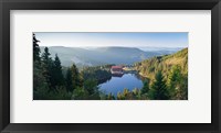 Framed Mummelsee Lake, Black Forest, Baden-Wurttemberg, Germany