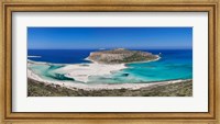 Framed Balos Beach, Gramvousa Peninsula, Crete, Greece