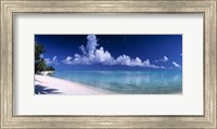 Framed Matira Beach, Bora Bora Polynesia
