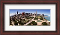 Framed Aerial Grant Park, Chicago, IL
