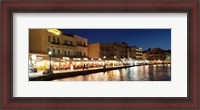 Framed Promenade at Venetian Port, Chania, Crete, Greece