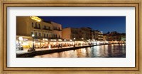 Framed Promenade at Venetian Port, Chania, Crete, Greece