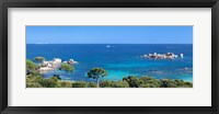 Framed Palombaggia Beach, Corse-Du-Sud, Corsica, France