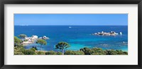 Framed Palombaggia Beach, Corse-Du-Sud, Corsica, France