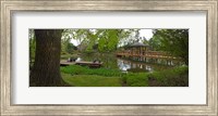 Framed Japanese garden, Wroclaw, Poland