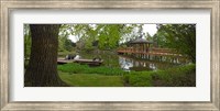 Framed Japanese garden, Wroclaw, Poland