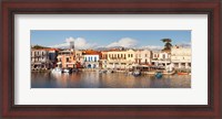 Framed Venetian Harbour, Rethymno, Crete, Greece