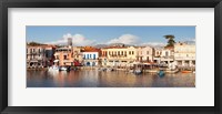 Framed Venetian Harbour, Rethymno, Crete, Greece