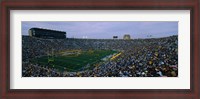 Framed Notre Dame Stadium, South Bend, Indiana