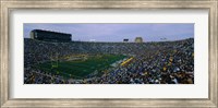 Framed Notre Dame Stadium, South Bend, Indiana