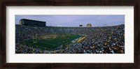 Framed Notre Dame Stadium, South Bend, Indiana