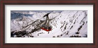 Framed Ride over Snowbird Ski Resort, Utah