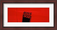 Framed Boss 302 Emblem