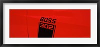 Framed Boss 302 Emblem