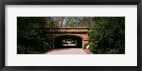 Framed Footbridge in Central Park, Manhattan, New York City