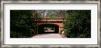 Framed Footbridge in Central Park, Manhattan, New York City