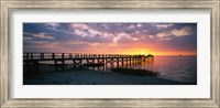 Framed Crystal Beach Pier, Florida