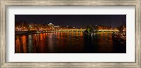 Framed River Seine from Pont des Arts, Paris, Ile-De-France, France