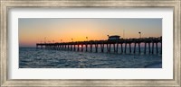 Framed Venice Pier on the Gulf of Mexico, Venice, Florida
