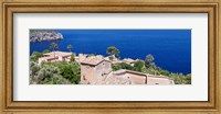 Framed Hamlet by the Sea, Balearic Islands, Spain