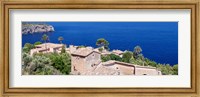 Framed Hamlet by the Sea, Balearic Islands, Spain