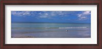 Framed Crescent Beach, Gulf Of Mexico, Florida