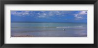 Framed Crescent Beach, Gulf Of Mexico, Florida