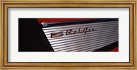 Framed 57 Chevy Bel Air Tail Fin Car