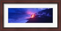 Framed Kilauea Volcano, Hawaii